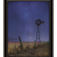 Starlit Night Black Framed Print Wall Art