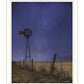 Starlit Night Black Framed Print Wall Art
