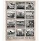 Old Friends Cars Are The Best White Framed Print Wall Art