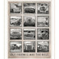 Old Friends Cars Are The Best Black Framed Print Wall Art