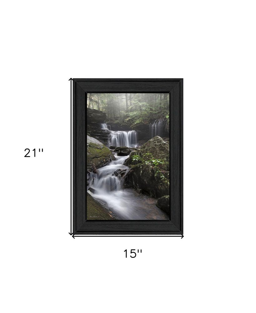 Ricketts Waterfall Black Framed Wall Art