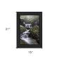 Ricketts Waterfall Black Framed Print Wall Art