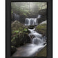 Ricketts Waterfall Black Framed Print Wall Art