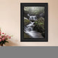 Ricketts Waterfall Black Framed Print Wall Art