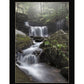 Ricketts Waterfall Black Framed Print Wall Art