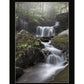 Ricketts Waterfall Black Framed Print Wall Art