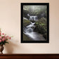Ricketts Waterfall Black Framed Print Wall Art