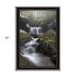 Ricketts Waterfall Black Framed Print Wall Art