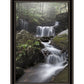 Ricketts Waterfall Black Framed Print Wall Art
