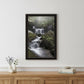 Ricketts Waterfall Black Framed Print Wall Art