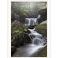 Ricketts Waterfall Black Framed Print Wall Art