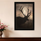 Elk Sunrise Black Framed Print Wall Art