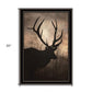Elk Sunrise Black Framed Print Wall Art