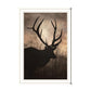 Elk Sunrise Black Framed Print Wall Art