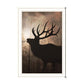 Elk Sunrise Black Framed Print Wall Art