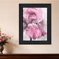 Pink Iris Black Framed Print Wall Art