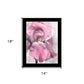 Pink Iris Black Framed Print Wall Art