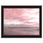 Pink Beach Emotions Black Framed Print Wall Art