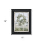 Spring Farm View Black Framed Print Wall Art