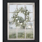 Spring Farm View Black Framed Print Wall Art