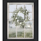 Spring Farm View Black Framed Print Wall Art