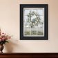 Spring Farm View Black Framed Print Wall Art
