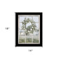 Spring Farm View Black Framed Print Wall Art