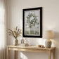 Spring Farm View Black Framed Print Wall Art