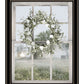 Spring Farm View Black Framed Print Wall Art