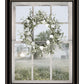 Spring Farm View Black Framed Print Wall Art