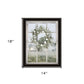 Spring Farm View Black Framed Print Wall Art