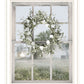 Spring Farm View Black Framed Print Wall Art