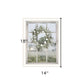 Spring Farm View Black Framed Print Wall Art