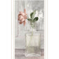 Cottage Peach Rose Black Framed Print Wall Art
