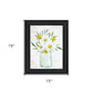 Floral Bouquet Black Framed Print Wall Art