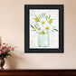 Floral Bouquet Black Framed Print Wall Art