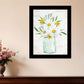 Floral Bouquet Black Framed Print Wall Art