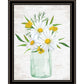 Floral Bouquet Black Framed Print Wall Art