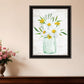Floral Bouquet Black Framed Print Wall Art