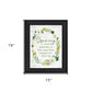 Spring Reminder Black Framed Print Wall Art
