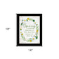 Spring Reminder Black Framed Print Wall Art
