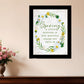 Spring Reminder Black Framed Print Wall Art