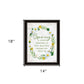 Spring Reminder Black Framed Print Wall Art