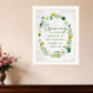 Spring Reminder Black Framed Print Wall Art