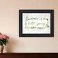 Hello Spring Black Framed Print Wall Art