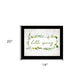 Hello Spring Black Framed Print Wall Art