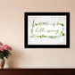 Hello Spring Black Framed Print Wall Art