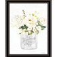 Bathroom Flower Ja Black Framed Print Bathroom Wall Art