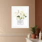 Bathroom Flower Ja Black Framed Print Bathroom Wall Art