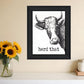 Herd That Black Framed Print Bathroom Wall Art